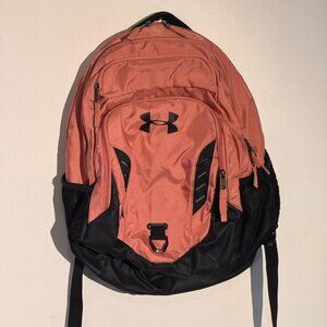Under Armour Storm Pink Salmon Backpack – Durable, Water-Resistant